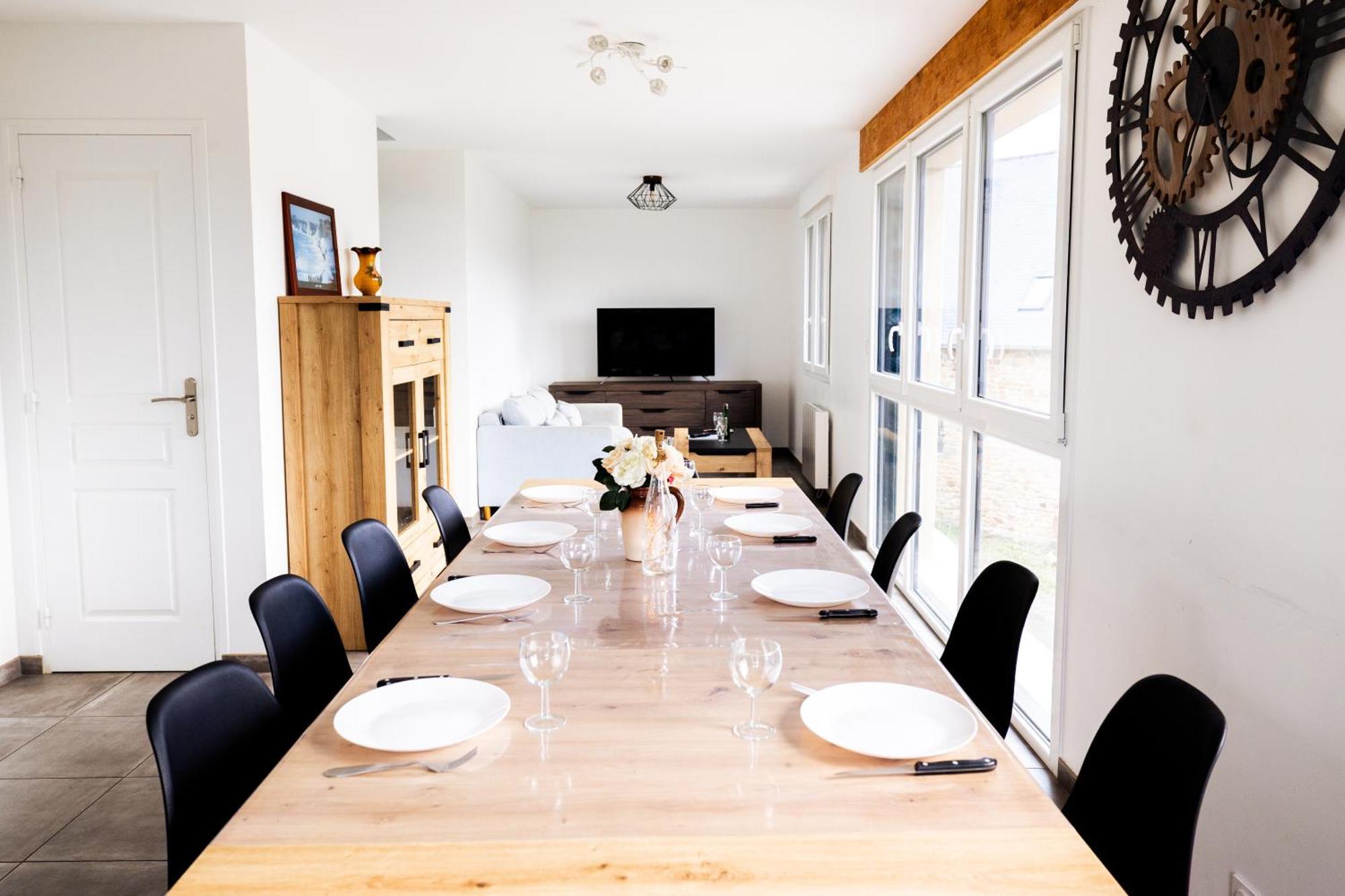 Maison Comprenant Deux Gites A Louer, Ensemble Ou Independamment, Capacite De 4 A 19 Personnes Idealement Place Pour Visiter Le Mont-Saint-Michel, Saint-Malo Et Les Alentours Baguer-Pican Esterno foto