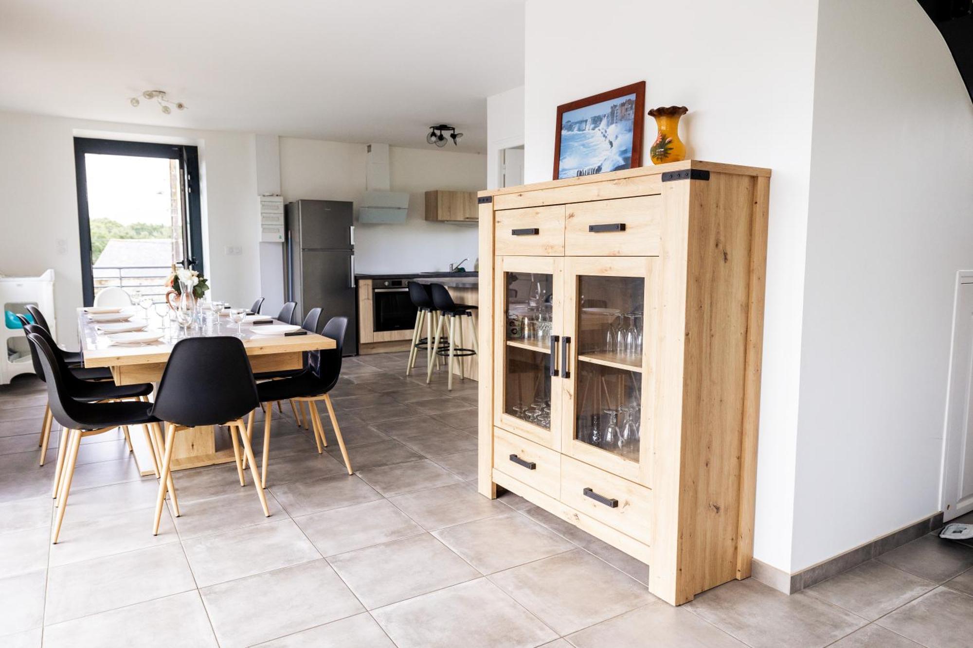Maison Comprenant Deux Gites A Louer, Ensemble Ou Independamment, Capacite De 4 A 19 Personnes Idealement Place Pour Visiter Le Mont-Saint-Michel, Saint-Malo Et Les Alentours Baguer-Pican Esterno foto